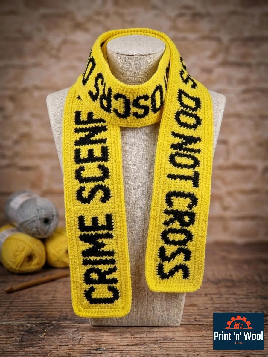 Crime Scene/Absperrband-Schal